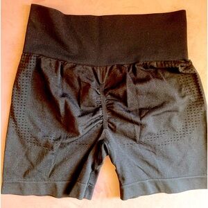 Open Back Top & Biker Short Workout Set